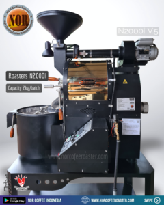 N2000i Mesin roasting Cap 2kg/batch