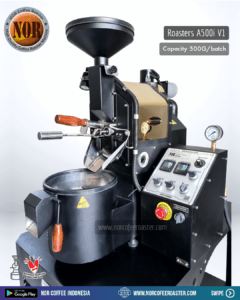 1. Mesin Roasting A500i Kapasitas 500gr per batch