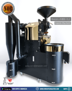 A5000i Mesin Roasting Kopi kapasitas 5Kg/batch