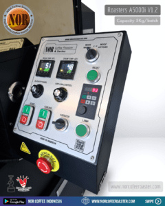 A5000i Mesin Roasting Kopi kapasitas 5Kg/batch