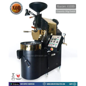 Mesin Roasting Kopi A3000i kapasitas 3kg per batch thumb