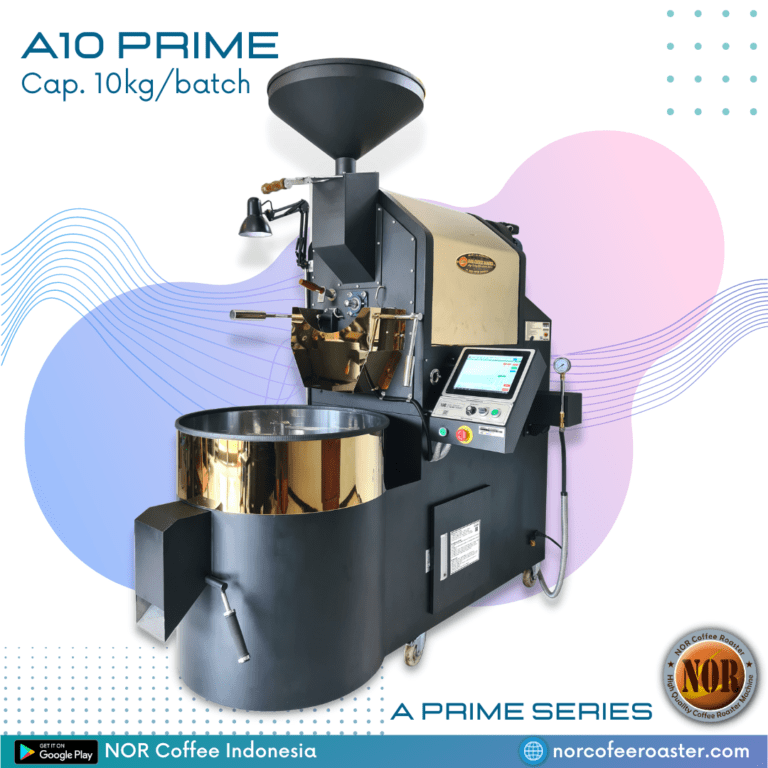 A10 PRIME Mesin Roasting Kopi Kapasitas 10Kg/Batch