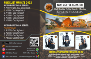 Update Pricelist 2022 NOR Coffee Indonesia